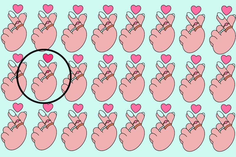 ¿Lo encontraste? Aquí se encontraba el dibujo diferente al resto.