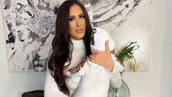 Maralee Nichols comparte tiernas fotos navideñas del bebé que tuvo con Tristan Thompson