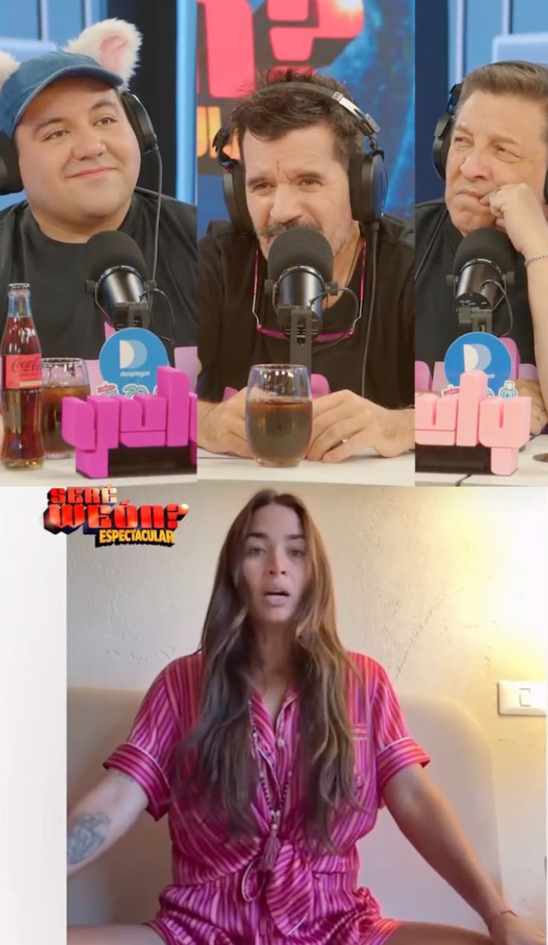 El animador se burló de Lisandra Silva.