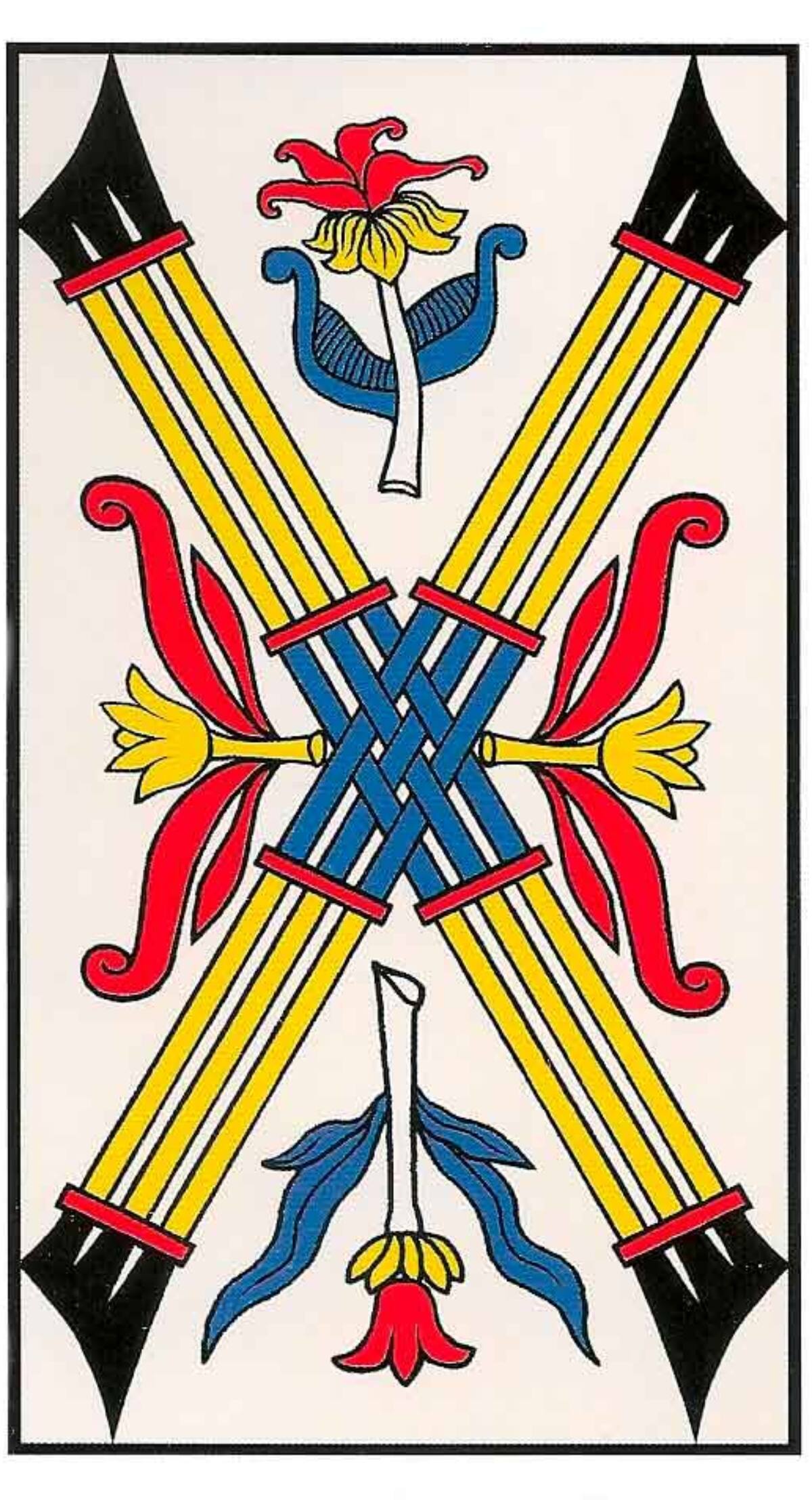 6 de bastos del Tarot de Marsella | Foto: EnLaHora