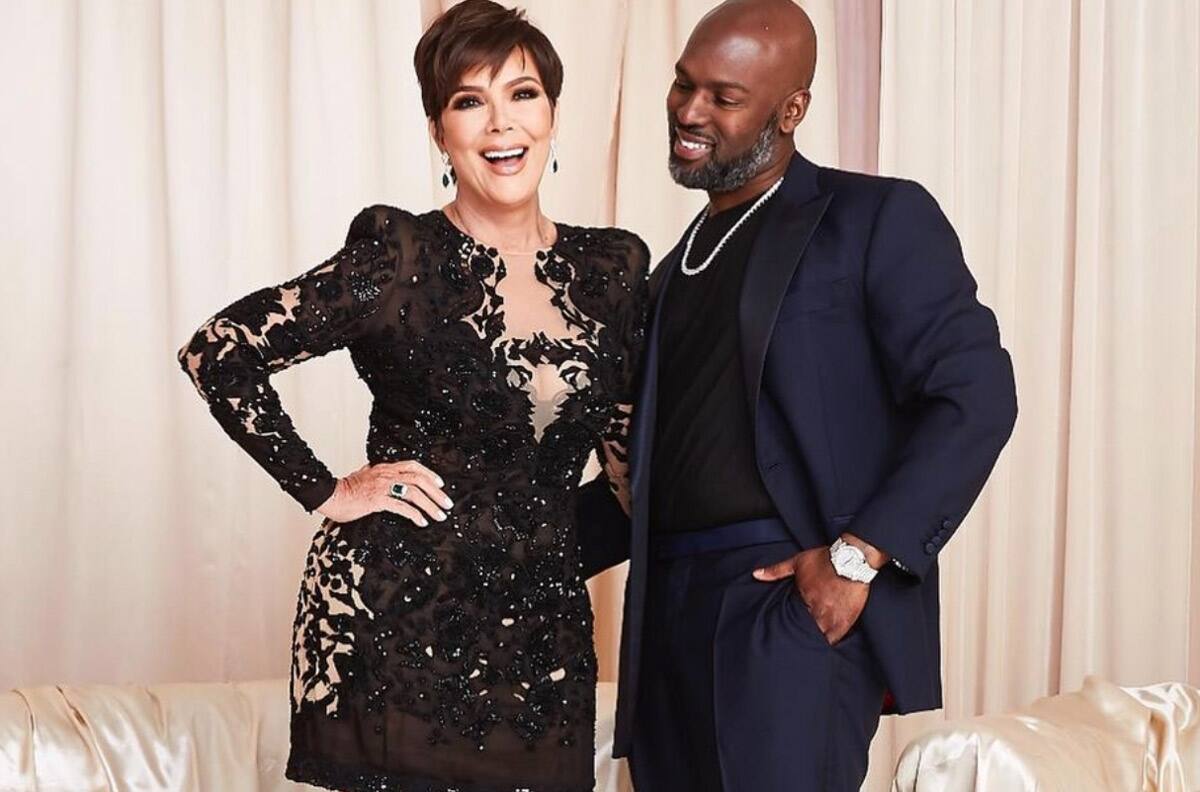 Captan a Kris Jenner en romántica cita con su novio Corey Gamble