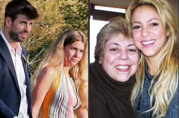 Mamá de Shakira reacciona al nuevo romance de Gerard Piqué y Clara Chía Martí
