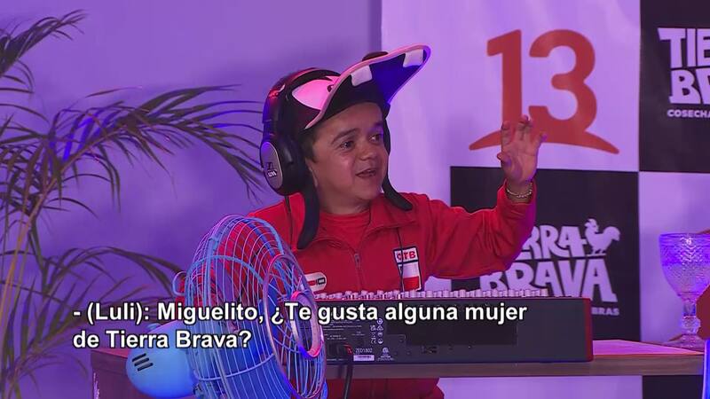 Miguelito recibió una consulta de Nicole Moreno en "Tierra Brava". Créditos: Canal 13