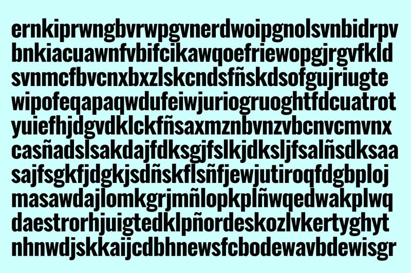 En este test visual hay muchas letras y entremedio se oculta la palabra CUATRO.