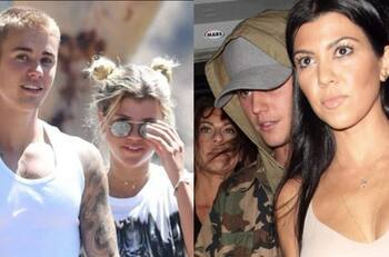 Kourtney Kardashian y otras exnovias de Justin Bieber además de Selena Gómez