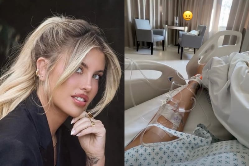 La modelo preocupó con alarmante video desde la clínica