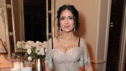 Salma Hayek asiste a la after party de Universal y se toma fotos con Steven Spielberg