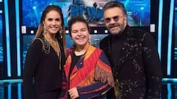 Lucerito Mijares aparece cantando en el concierto de sus padres y le llueven elogios