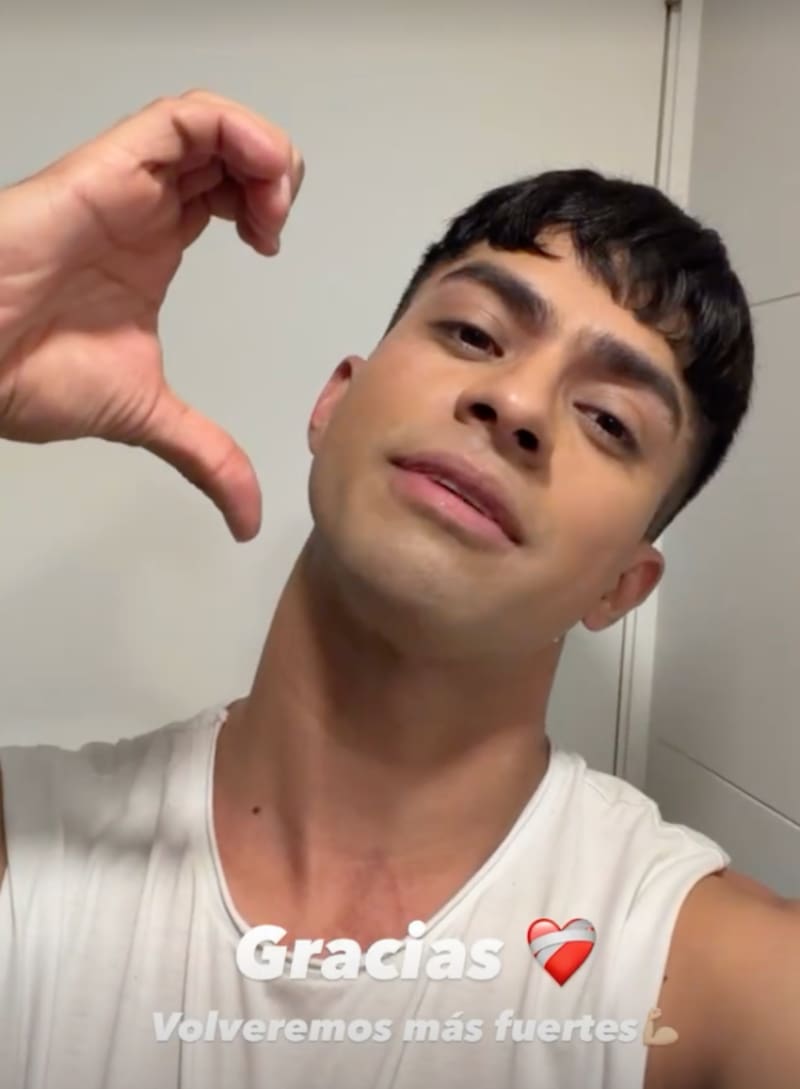 El bailarín aclaró su relación con Cony Capelli.