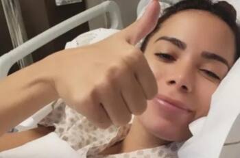 Anitta sale del hospital tras cirugía que puso fin a años de dolor