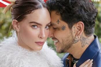 "Me muero por ser mamá": Belinda y Nodal protagonizan portada antes de su boda