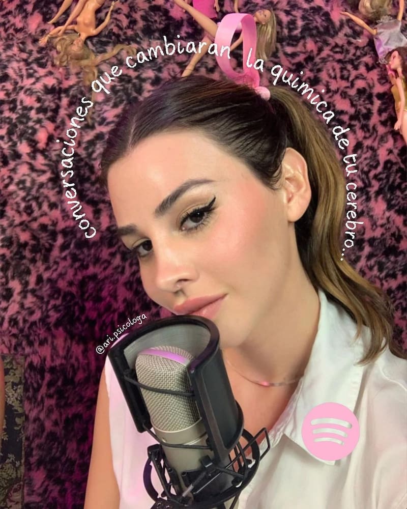 Ariel Cordero también tiene un podcast donde habla temas de género.