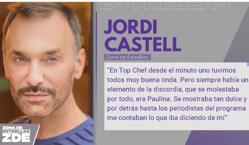 Jordi Castell arremete contra Paulina Nin en Tierra Brava.