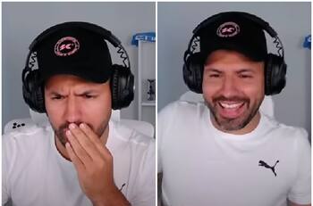 VIDEO | “¿Qué es esto?”: La divertida reacción del Kun Agüero a la canción de Peso Pluma