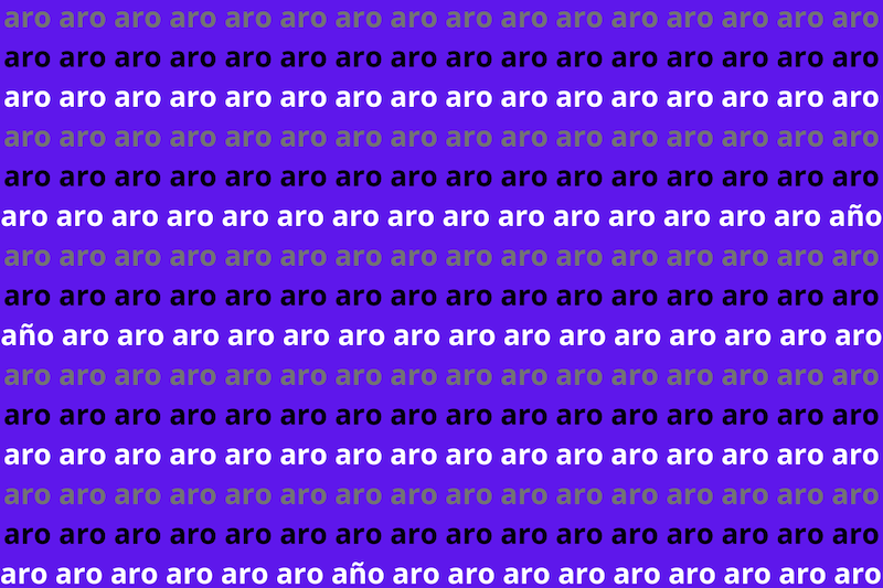 ¿Podrás encontrar las palabras diferentes sin ayuda de nadie?