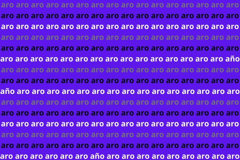 ¿Podrás encontrar las palabras diferentes sin ayuda de nadie?