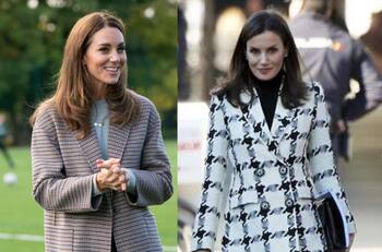 La reina Letizia y Kate Middleton muestran como usar elegantemente trajes oversized