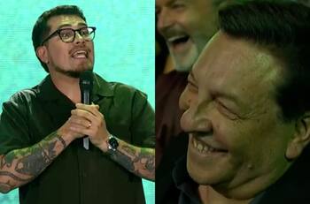 “Hablando de feos…”: El chiste de Claudio Michaux sobre JC Rodríguez que sacó carcajadas en Las Condes 2026