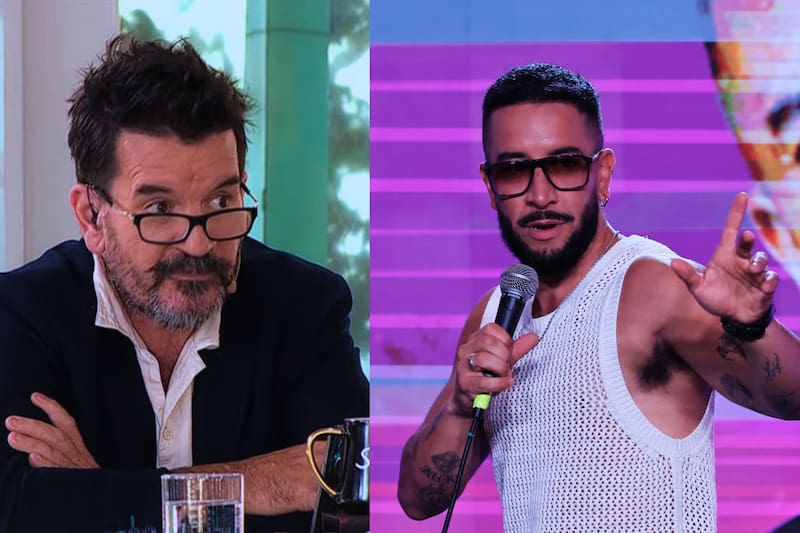 El comunicador de CHV disparó al humorista de este viernes 27 de febrero. Fotos: Contigo En La Mañana y Aton Chile.