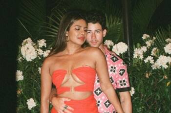 Nick Jonas y Priyanka Chopra captados en una cita nocturna sin su hija
