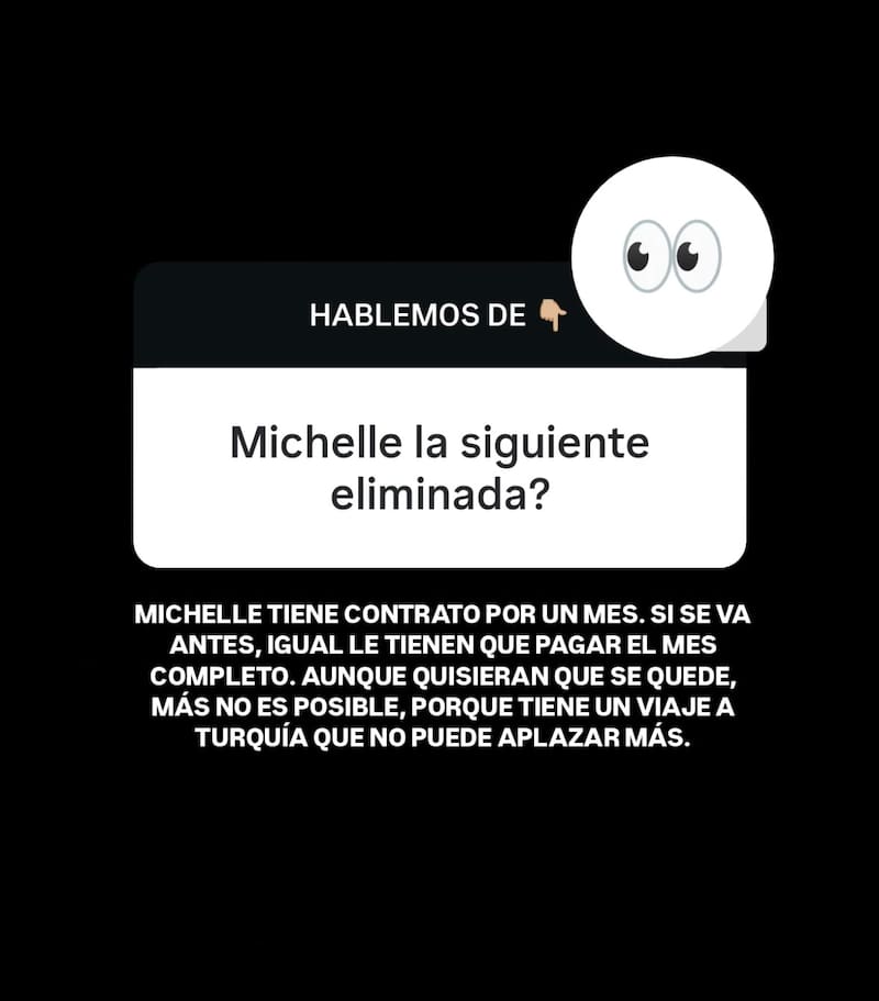 La modelo dejaría Fiebre de Baile los próximos días.