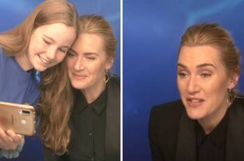 VIDEO: Kate Winslet se hace viral por el tierno gesto que tuvo con una reportera novata