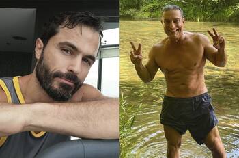 Nacho Casano y Osvaldo Ríos se besan en "La Casa de los Famosos"