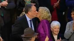 ¿Infiel? Captan a Jill Biden besando a otro hombre en la boca