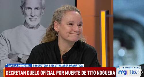 Daniela Demicheli habló de los últimos días del actor en los pasillos de Mega.