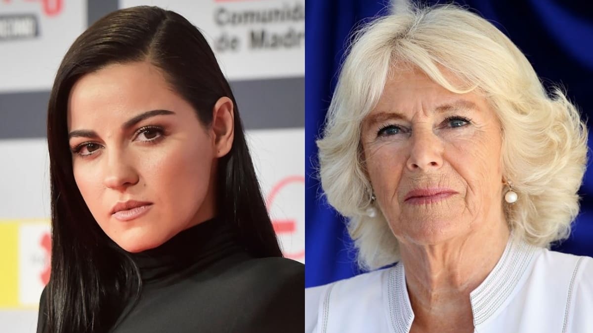 Comparan a Maite Perroni en su boda con la Reina Camila de Inglaterra