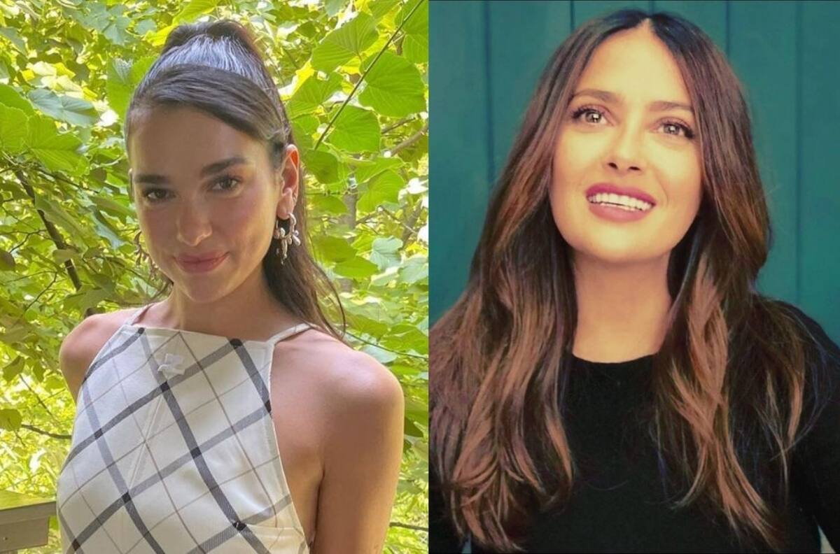 Así fue el día en que Dua Lipa le rindió homenaje a Salma Hayek con su look
