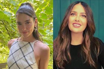 Así fue el día en que Dua Lipa le rindió homenaje a Salma Hayek con su look