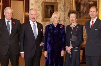 La familia real se reúne a ensayar para la coronación del rey Carlos III