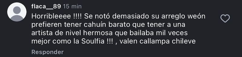 Y las duras críticas del público a Gala Cardirola.
Foto: Instagram