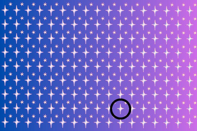 ¡Esta era la estrella diferente!