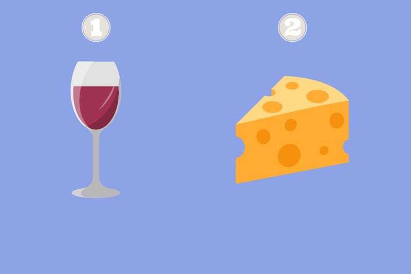 ¿Vino o queso? Escoge una de estas dos opciones y descubre tu nivel de espontaneidad.
