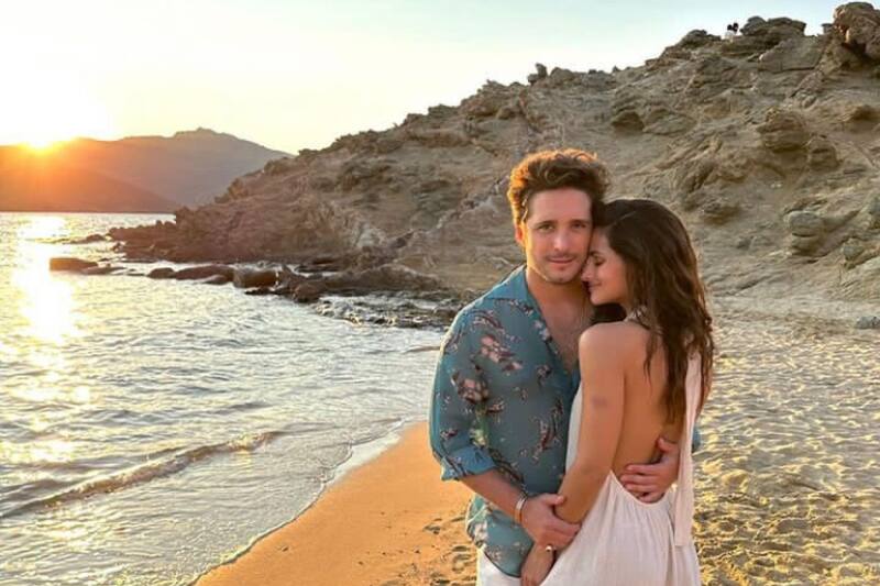 La pareja esta de vacaciones Israel