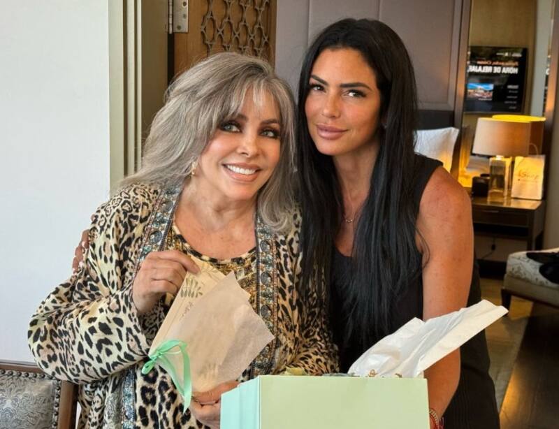 Verónica Castro junto a Mariela Sánchez. Créditos: Instagram