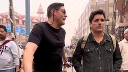 "Cuidado concha...": Pancho Saavedra y Jorge Zabaleta casi sufren fuerte accidente en India