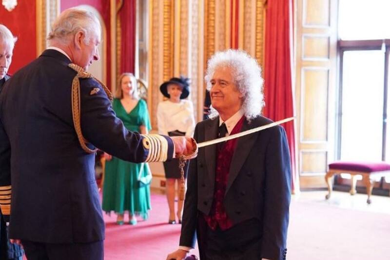 Brian May El legendario guitarrista de Queen fue nombrado Caballero de la Orden del Imperio Británico - Créditos: Instagram @theroyalfamily