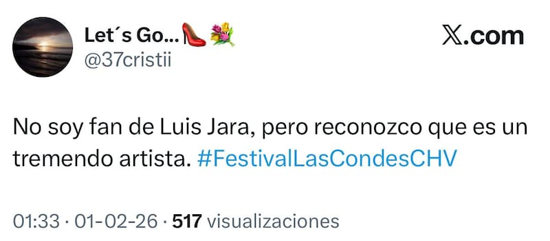 Comentarios de X.
Foto: X @37cristii