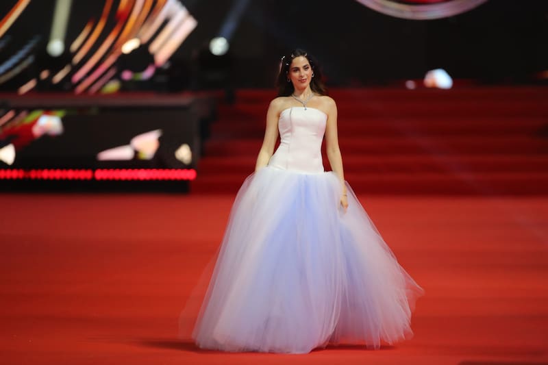 A Pamela y Marlen tampoco les gustó su paso por la alfombra roja. Foto: Manuel Lema/Aton Chile