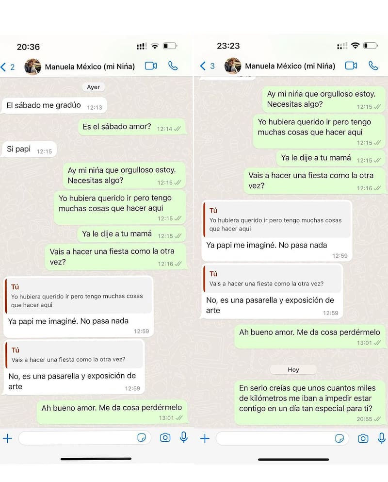 La broma de Alejandro Sanz a su hija.