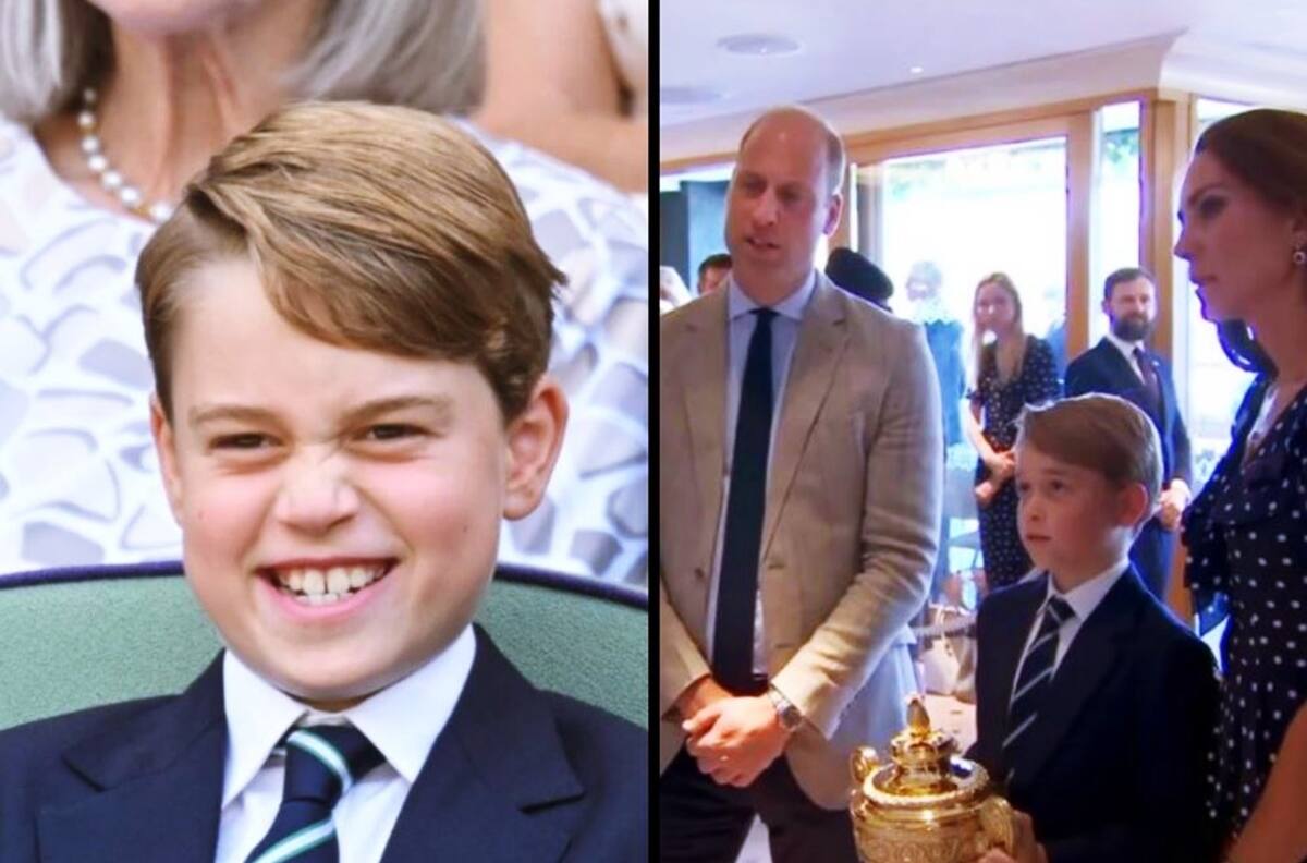 El incómodo momento que vivió el príncipe George al conocer a Novak Djokovic en Wimbledon