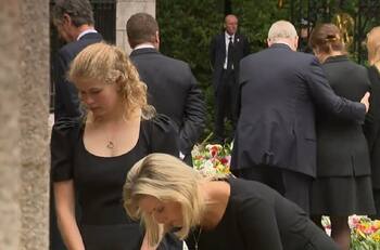 Lady Louise es vista muy triste tras la muerte de la reina Isabel