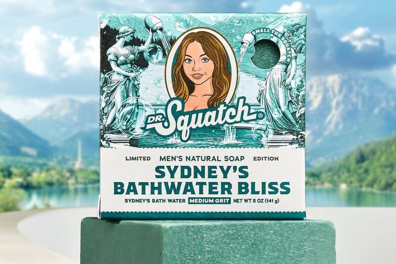 Así luce el jabón hecho con agua del baño de la actriz.