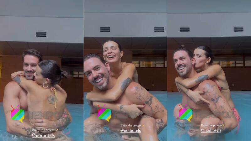 Constanza Capelli junto a Luis Miguel Castro.