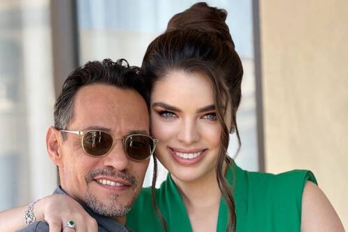 Así fue la primera navidad de Marc Anthony y Nadia Ferreira con su hijo