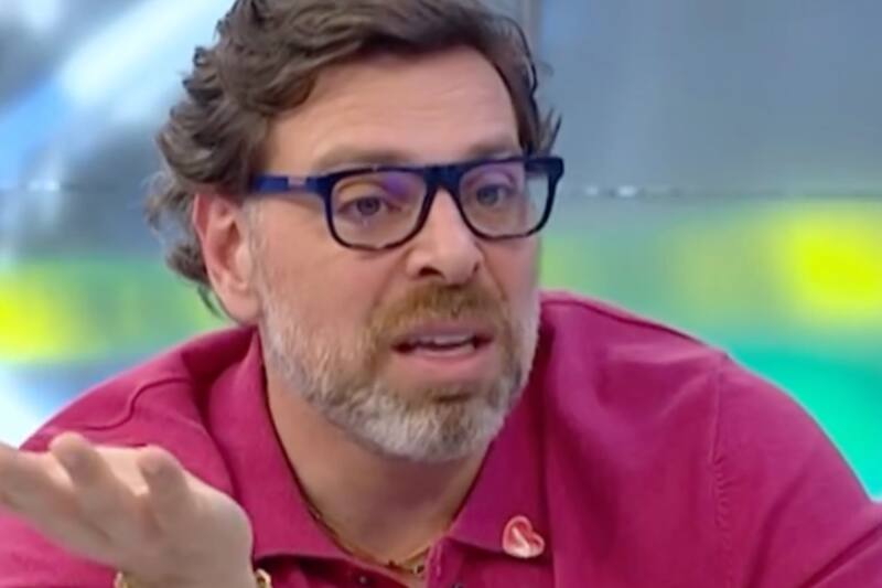 El animador se refirió a la pelea a combos de su padre con el candidato presidencial.