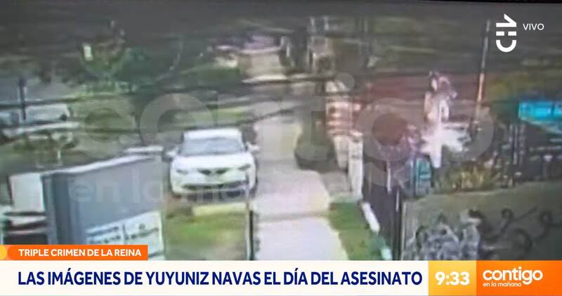 La actriz fue grabada en la casa de al lado de Eduardo Cruz-Coke.